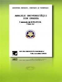 Analele Universitatii din Oradea, Fascicula Biologie