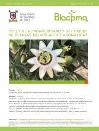 Boletin Latinoamericano y del Caribe de Plantas Medicinales y Aromaticas