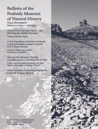 Bulletin of the Peabody Museum of Natural History