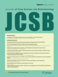 journal of crop science and biotechnology jcsb