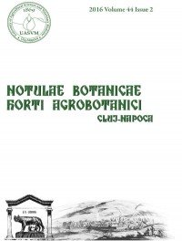 Notulae Botanicae Horti Agrobotanici Cluj-Napoca