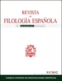 Revista de Filologia Espanola