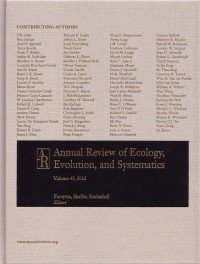 Annual Review of Ecology, Evolution, and Systematics